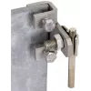 DEHNclip equipotential bonding clamp 372219 horizontal stainless steel for round 8-10mm and flat 30x3.5mm conductors
