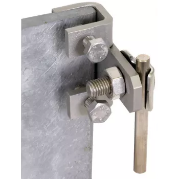 DEHNclip equipotential bonding clamp 372219 horizontal stainless steel for round 8-10mm and flat 30x3.5mm conductors