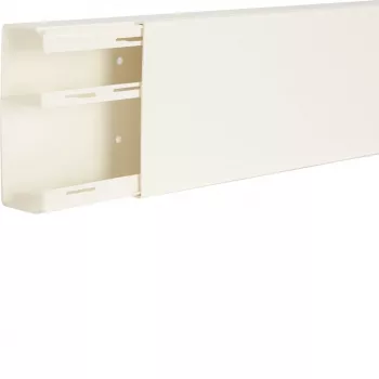 Hager LF6015109016 Cable trunking LF 60x150mm traffic white RAL 9016, 2m, PVC, 1 chamber