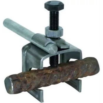 DEHN 308035 Universal connection clamp for round and flat conductors, hot-dip galvanised steel
