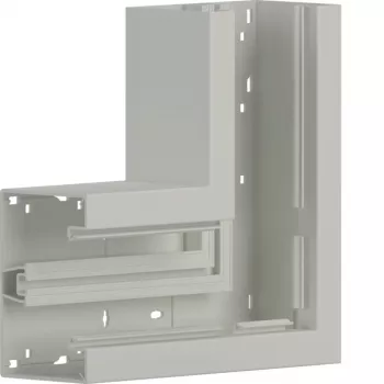 Hager BR8513059016 Flat wall trunking base profile 130x85mm 2m traffic white