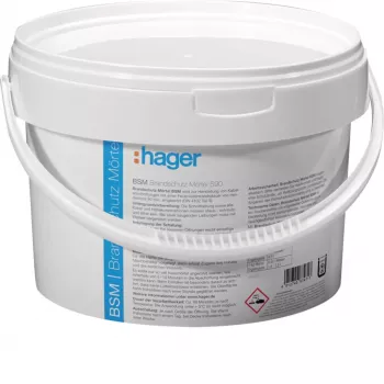 Hager fire protection mortar S90 3kg bag BSM0003