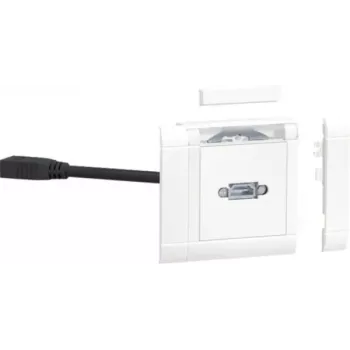 Hager GMSET019016 HDMI Device Insert for Trunking Systems