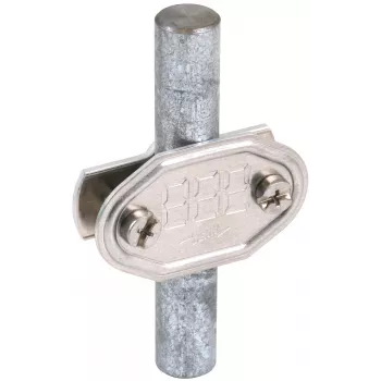 DEHN NS 16 7SEG AL NS 16 Aluminium Number Plate, Embossed, 7-Digit, 16 mm Conductor, Natural Aluminium 484001