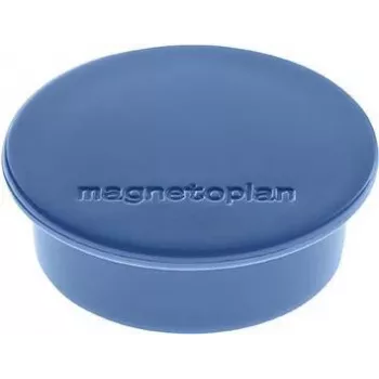 MAGNETOPLAN HOLTZ Discofix Round Magnet Dark Blue, Full-Core Ferrite, 2.2 kg Holding Force, 10 Pieces (1662014)