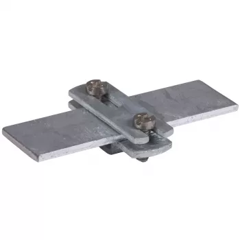 DEHN 284030 Flat Conductor Holder for 30 mm Flat Conductors, Hot-Dip Galvanized Steel