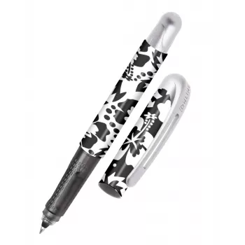 ONLINE Rollerball College Flowers Pen, 0.7 mm, Blue Ink 12657/3D