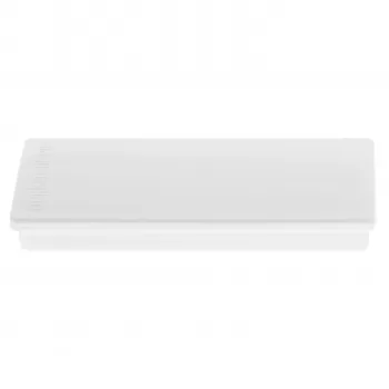 Magnetoplan 1665100 rectangular magnet, solid-core ferrite, holding force approx. 1.3 kg, white