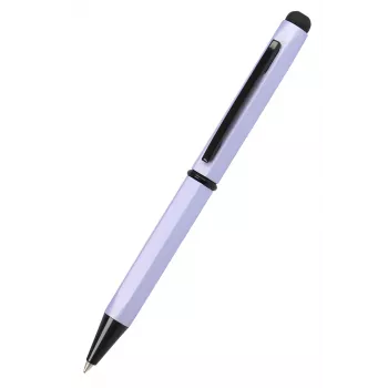 ONLINE writing instruments Hexagon Stylus ballpoint pen purple with blue ink and integrated stylus 21033/3D