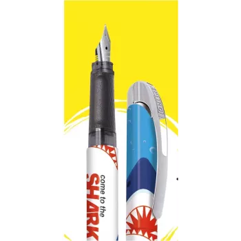 ONLINE College Shark Fountain Pen Medium Nib Colourful Shark Design (12641/3D)