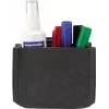 magnetoplan magnetoTray Medium grey felt pen holder, magnetic, made from 100% recycled PET bottles 1227701
