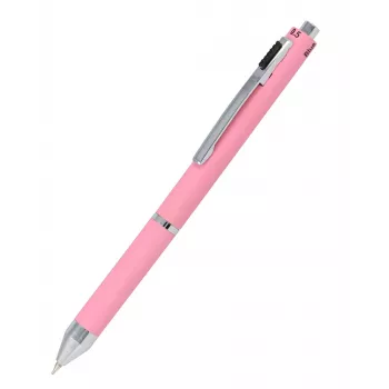 ONLINE 4-Colour ballpoint pen Multipen rose, red/blue/black/grey 32075/3D
