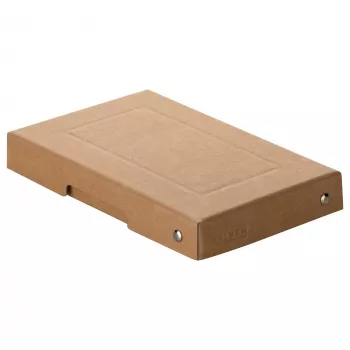 FALKEN PURE storage box 310 sheets natural brown 12.0 x 18.5 x 2.5 cm, 1 pc. 22001824000F