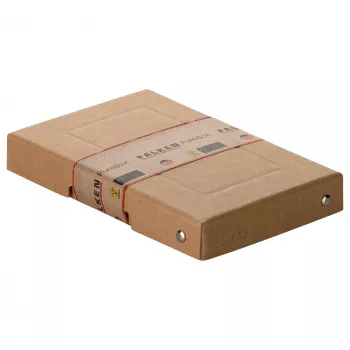FALKEN PURE storage box 310 sheets natural brown 12.0 x 18.5 x 2.5 cm, 1 pc. 22001824000F