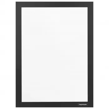 MAGNETOPLAN HOLTZ magnetofix information frame DIN A5, black, self-adhesive, double-sided, fold-out 1132212