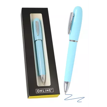 ONLINE writing instruments Highway ballpoint pen - Highway Blue, black ink 38191/3D