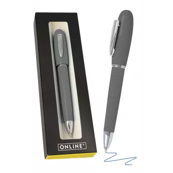 ONLINE writing instruments Highway ballpoint pen anthracite black ink 38192/3D