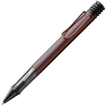 LAMY Lx Ballpoint Pen, Brown with Gold Trim, Black Ink 1234047