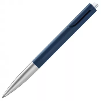 LAMY noto 283 ballpoint pen night blue silver push mechanism 0.5 mm 25197