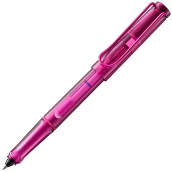LAMY Balloon 2.0 rollerball pen pink with ergonomic grip zone and metal clip 1235966