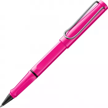 LAMY safari rollerball pen pink with blue ink (1240195)
