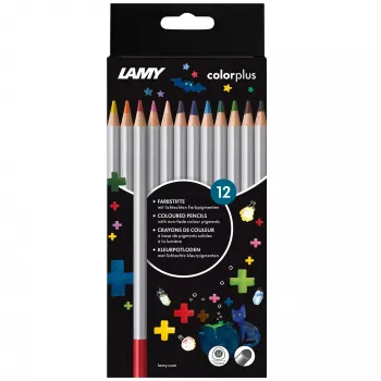 LAMY colorplus coloured pencils assorted 12 pieces (1240239)