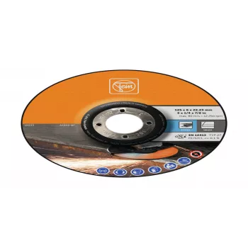 FEIN 63703005010 Depressed Centre Grinding Disc, 125 mm, 22.23 mm Bore, 10-Pack