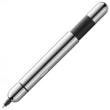 LAMY pico chrome Pocket Ballpoint Pen with Double Push Mechanism 1213925