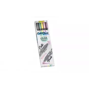 ONLINE USV 5 ONLINE® Calli.Brush Double Pastel Brush Pens Assorted Colours (19079)