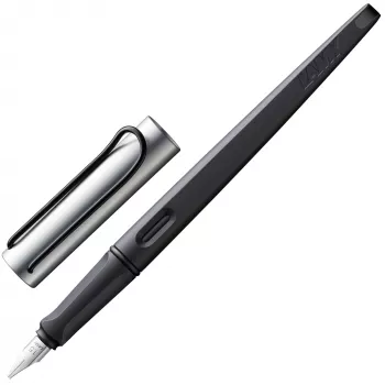 LAMY joy 011 AL Fountain Pen Black/Aluminium Broad Nib (1215881)