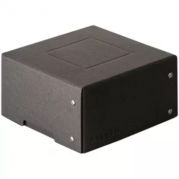 FALKEN PURE 150x150mm Storage Box 1050 Sheets Black 16.0 x 16.0 x 8.5 cm, 1 Piece (22001744000F)