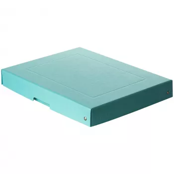 FALKEN PURE Storage Box 500 Sheets Pastel Blue 24.0 x 32.0 x 4.0 cm, 1 Piece (22001856000F)
