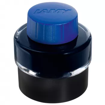 LAMY T51 ink bottle 30 ml blue with ink collector basin and stand 1208927