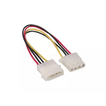 GoodConnections 5.25 inch 4-Pin Molex Power Extension Cable, Internal, 20cm (5021-4VL)