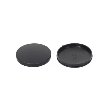 GoodConnections Alcasa 9870-60 60mm Lens Cap with Central Lock Snap-On (Black)