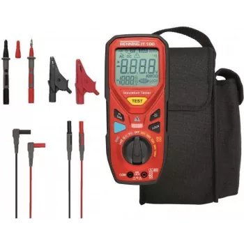 Benning IT 100 insulation tester 50 V, 100 V, 250 V, 500 V, 1000 V 20 GΩ 044107
