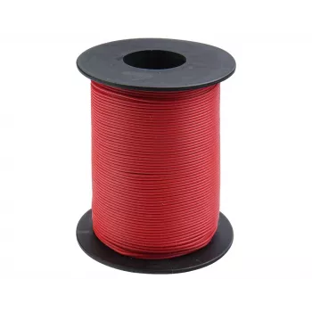 Donau Elektronik 119-10 Stranded Hook-Up Wire 0.14 mm² Red 100 m Spool