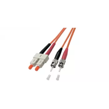 GoodConnections OM2 duplex multimode fibre optic patch cable ST/SC, 50/125µm, 5m, orange LW-805TC