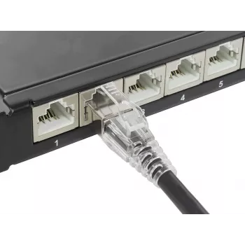 GoodConnections Cat.6A S/FTP patch cable with RNS® latch protection, LSZH, 5m, black 8060-HV050S