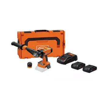 FEIN ASCM 18-4 QMP AS 18V Cordless Hammer Drill Driver with 2x 5.0Ah Batteries, ALG 80 Charger and Case 71161665000