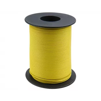 Donau Elektronik 119-13 Hook-Up Wire 1 x 0.14 mm² Yellow 100 m