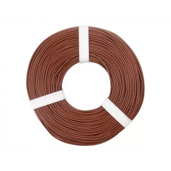 Donau Elektronik 125-058 Stranded Wire 1 x 0.25 mm² Brown 50 m