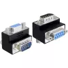 Delock Adapter D-Sub 9 Pin Plug to Socket 270° Angled Black 65265