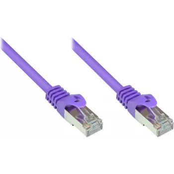GoodConnections Alcasa 0.3m Cat5e SF/UTP RJ45 Patch Cable, Purple 855V-003