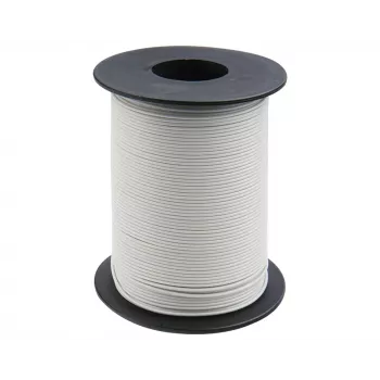 Donau Elektronik 119-15 Stranded Wire 1 x 0.14 mm² White 100 m