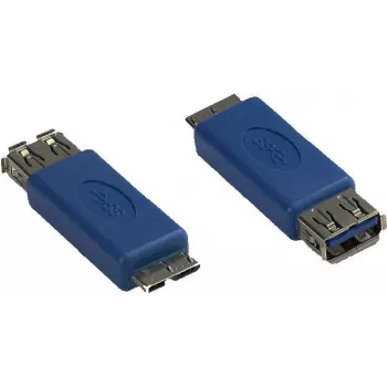 GoodConnections Alcasa USB-AD36 USB Micro-B to USB-A Adapter Cable, Blue