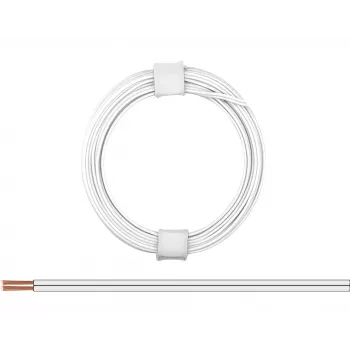 Donau Elektronik 114-55 Stranded Wire 2 x 0.08 mm² White 5 m