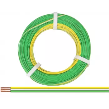 Donau Elektronik 318-354-50 Stranded Wire 3 x 0.14 mm² Yellow, White, Green 50 m
