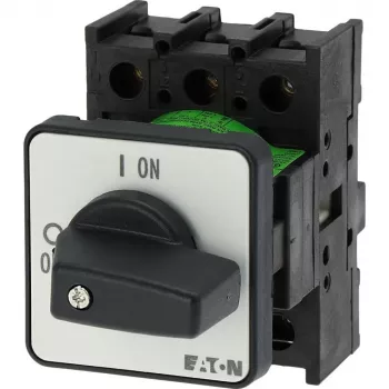 Eaton P1-32/E Toggle Switch, 3-Pole, Black/White 079065