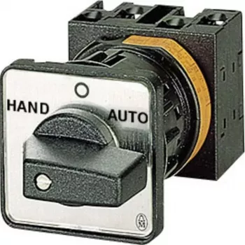 Eaton T0-2-8211/E 2-Pole Toggle Switch, Black/Metallic 022234